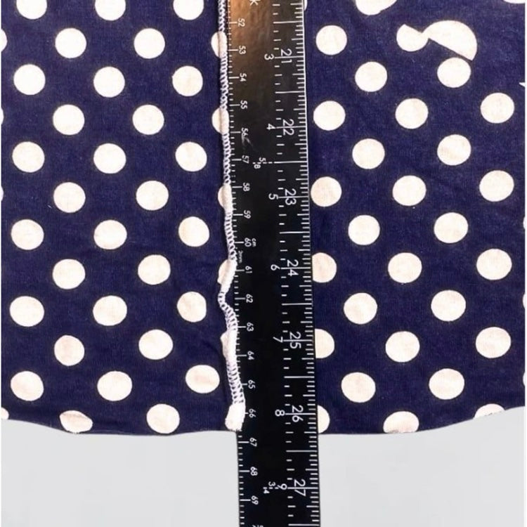 Edista Los Angeles Women Polka Dot Sleeveless Top Medium