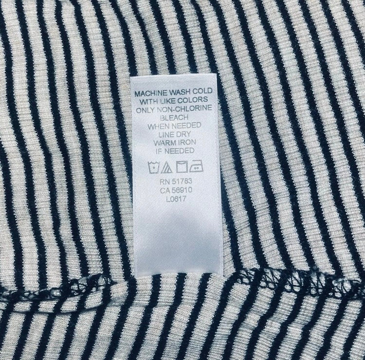 Maurices NWOT Black and White Striped Cold Shoulder Top M