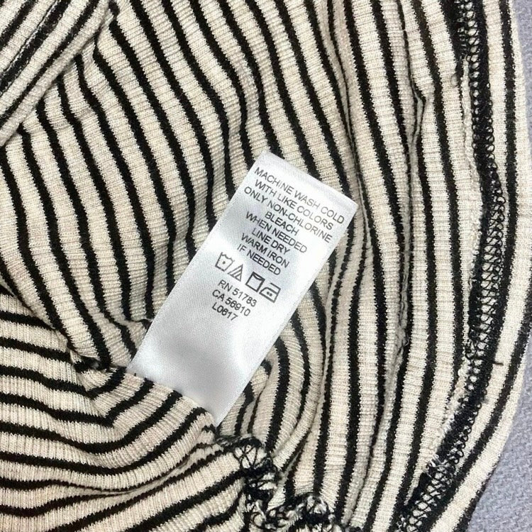 Maurices Woman Stripe Cold Shoulder Scoop Neck Medium