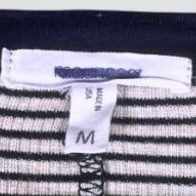 Maurices Woman Stripe Cold Shoulder Scoop Neck Medium